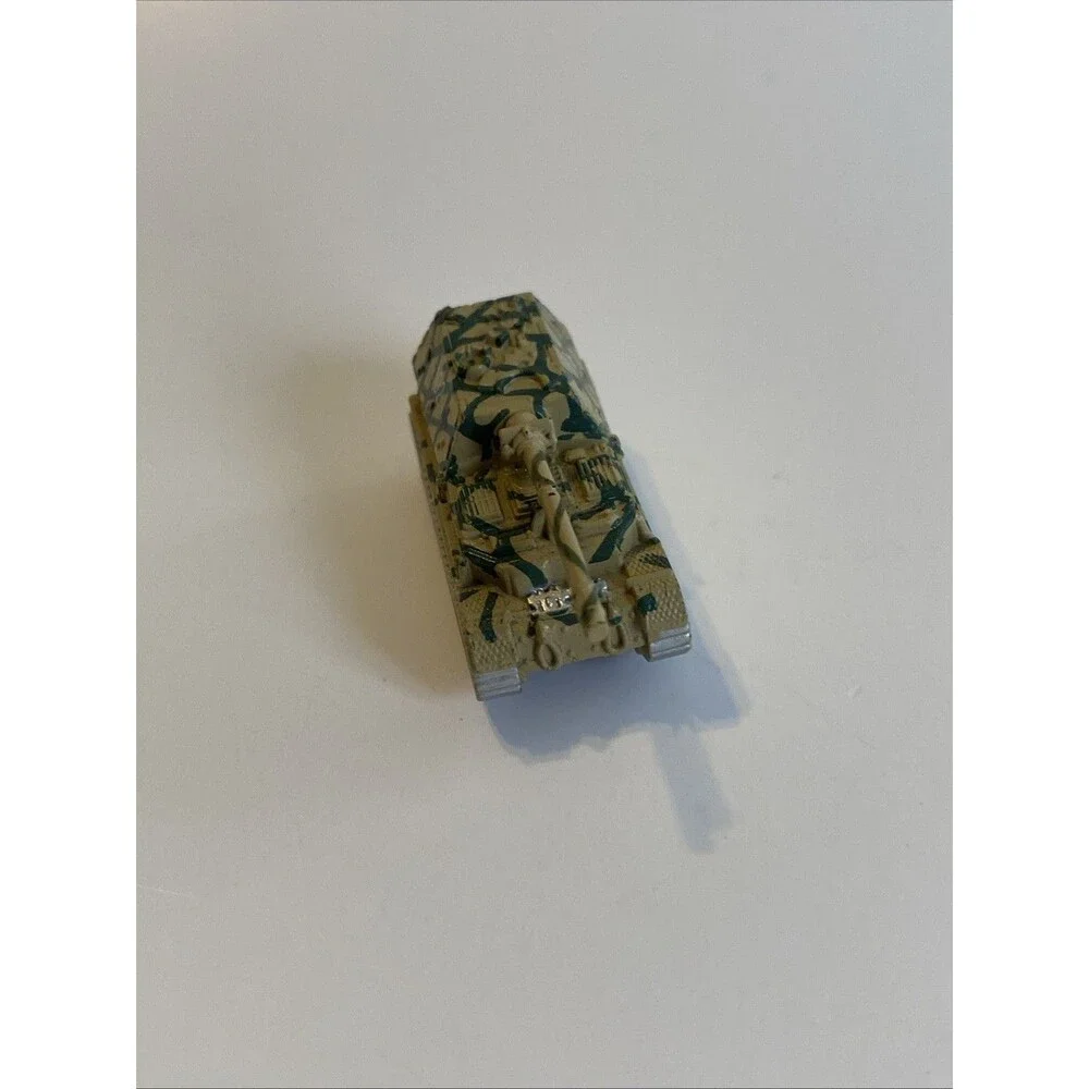 1987 Micro Machines Military Tank Green Camo Army Die Cast Mini Toy Vehicle WWII